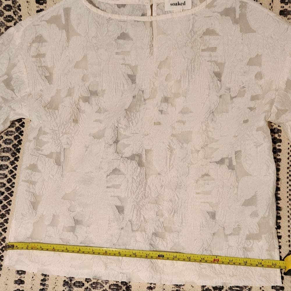 Sheer Floral Top - Picture 5 of 7
